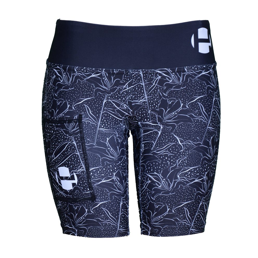 Ladies Pants BlackFlowers (1) | Hera Sportswear